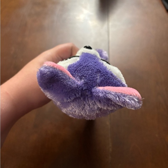 Purple and White Stuffed Animal Toy - Picture 6 of 7